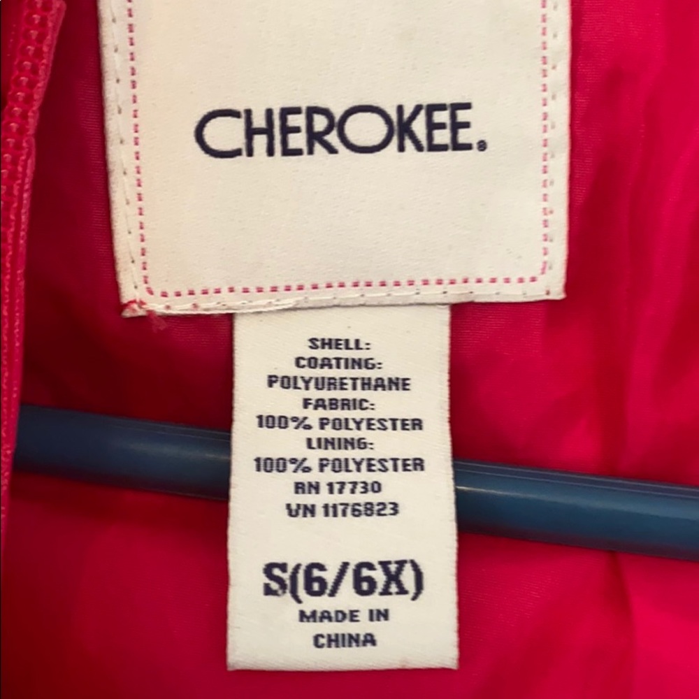 Shiny pink rain jacket! - Picture 4 of 5